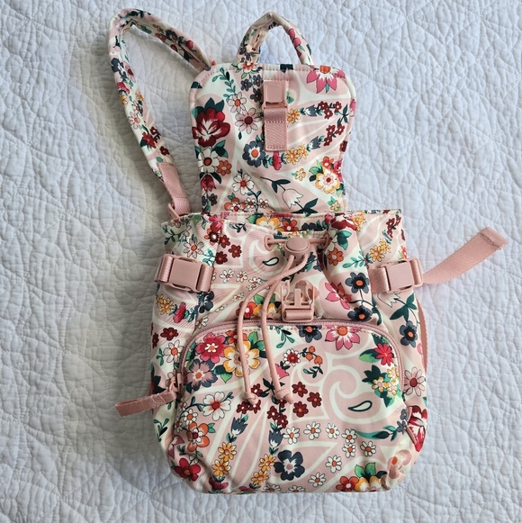 Vera Bradley Prairie Paisley Small Mini Pink Floral Backpack - Picture 7 of 14